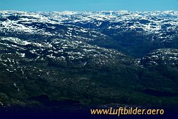 Luftbild Berglandschaft nahe Stavanger