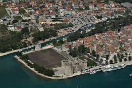 Luftbild Burg von Trogir